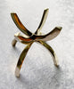 Medium Brass Claw Crystal Stand