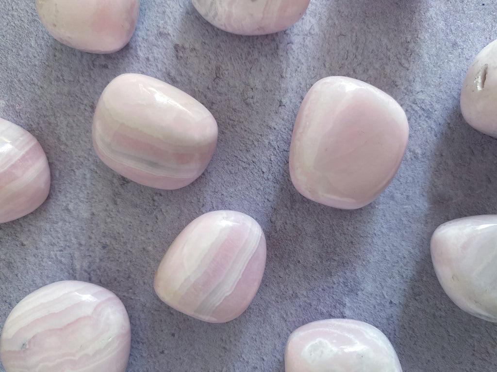 Pink Mangano Calcite Tumblestone